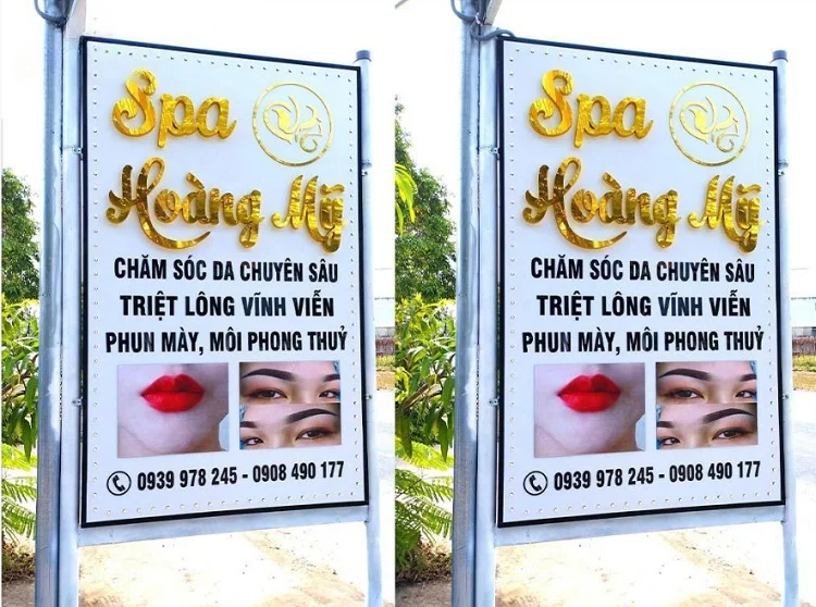Bảng Hiệu Hộp Đèn Đứng – Nổi Bật 360°, Thu Hút Khách Từ Mọi Hướng | 865DECOR